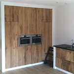 oud eiken kast inbouw
