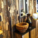 oud eiken badkamer meubel