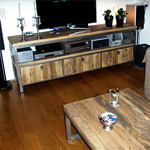 oud eiken tv meubel