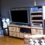 oud eiken tv meubel