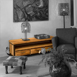 oud eiken tv meubel